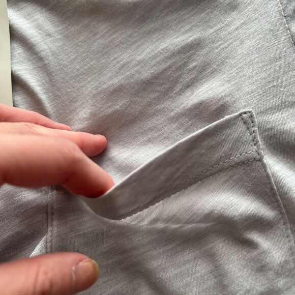 Francesca’s Owenn Washed Peplum Tee Grey Size XXS - Picture 8 of 10